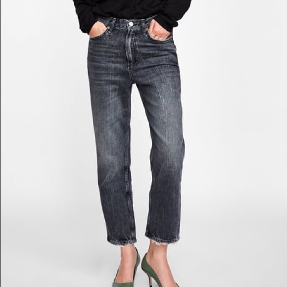 ZW PREMIUM HIGH WAIST CIGARETTE JEANS - Picture 2 of 2